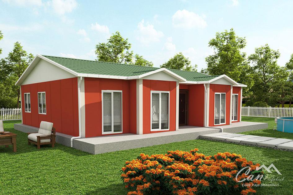 109 m² Prefabrik Ev