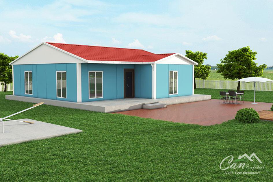 113 m² Prefabrik Ev