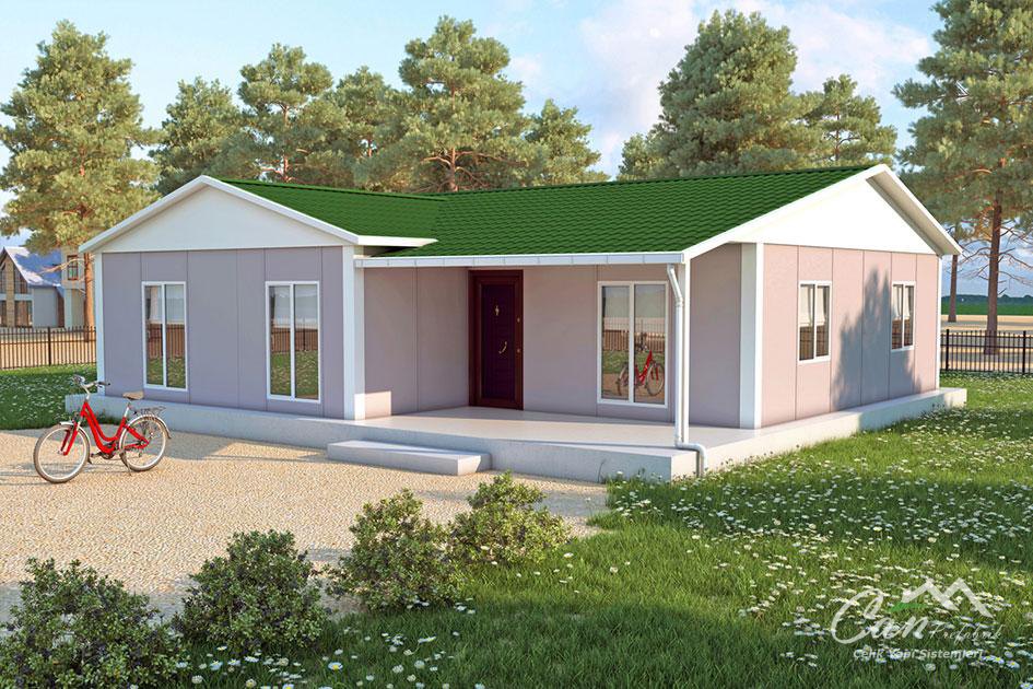 117 m² Prefabrik Ev