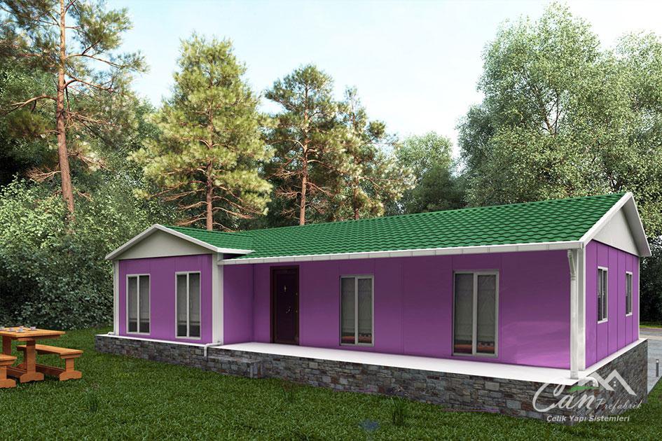 125 m² Prefabrik Ev