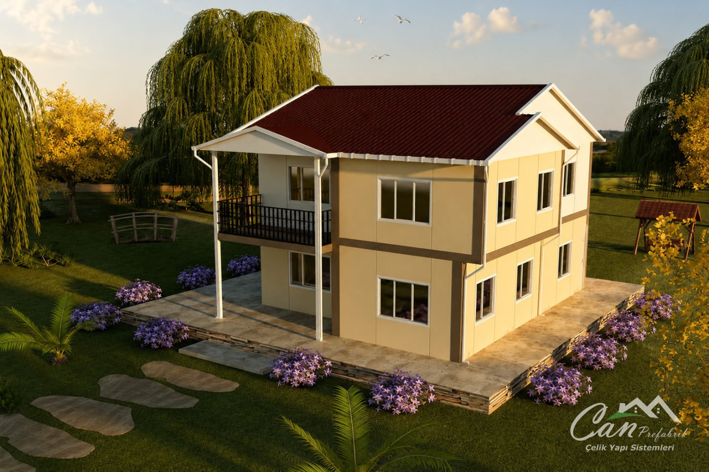 150 m² Dubleks Prefabrik Ev
