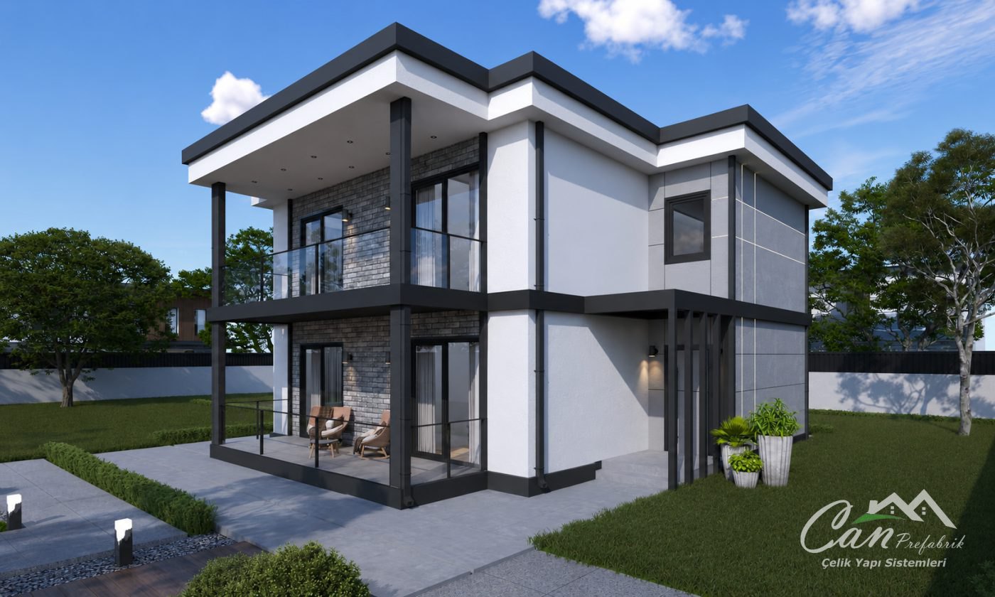 204 m² Hafif Çelik Villa