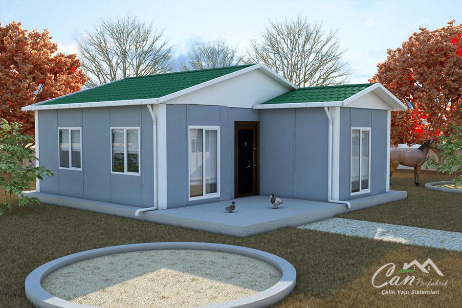 49 m² Prefabrik Ev