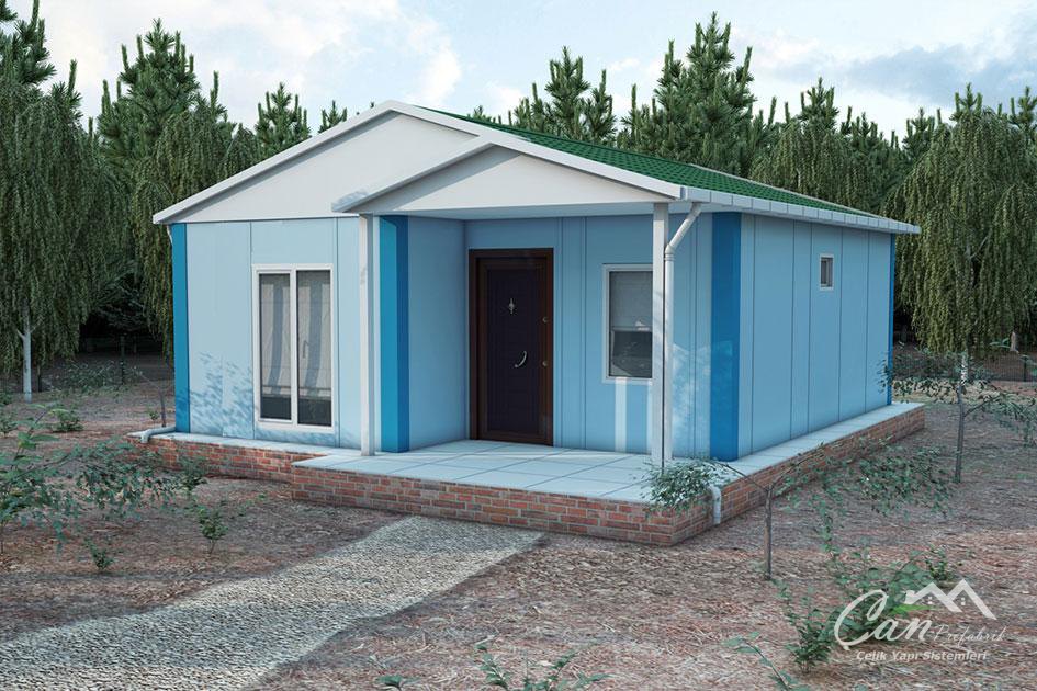 53 m² Prefabrik Ev