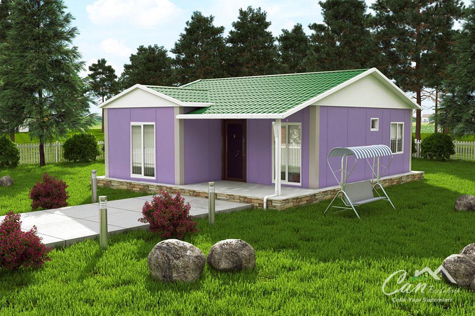 69 m² Prefabrik Ev