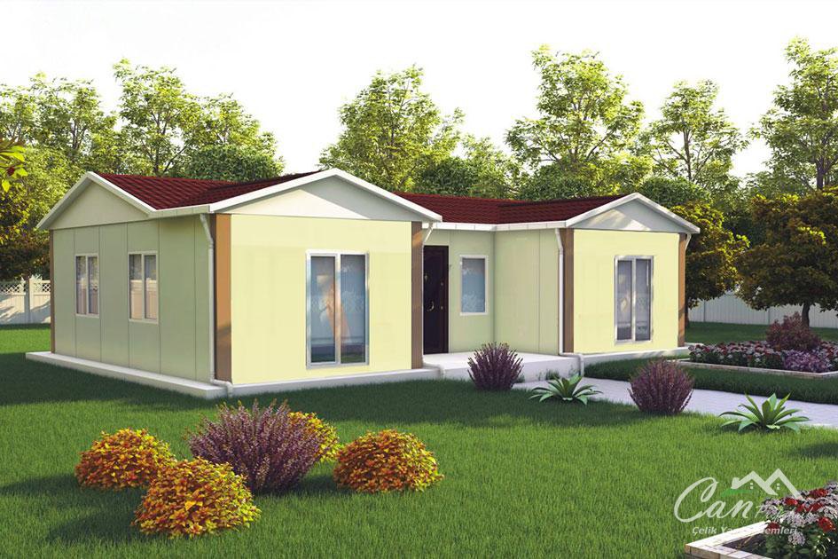 73 m² Prefabrik Ev