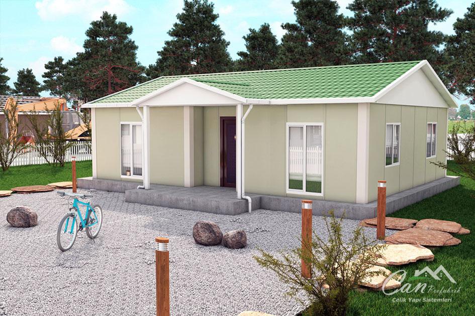 81 m² Prefabrik Ev