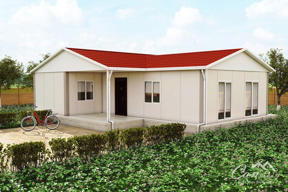 93 m² Prefabrik Ev