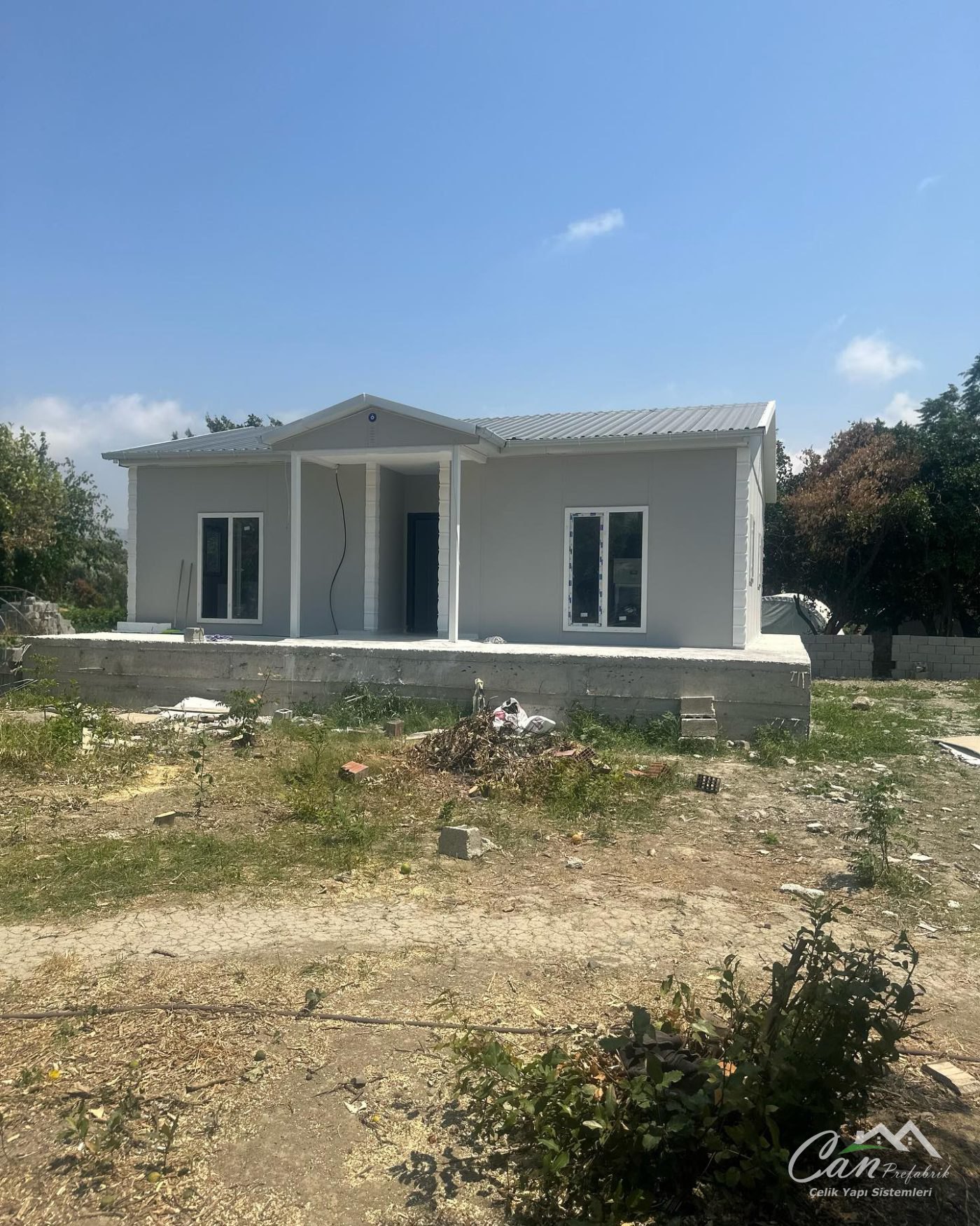 88 m² Tek Katlı Prefabrik Ev — Anahtar Teslim